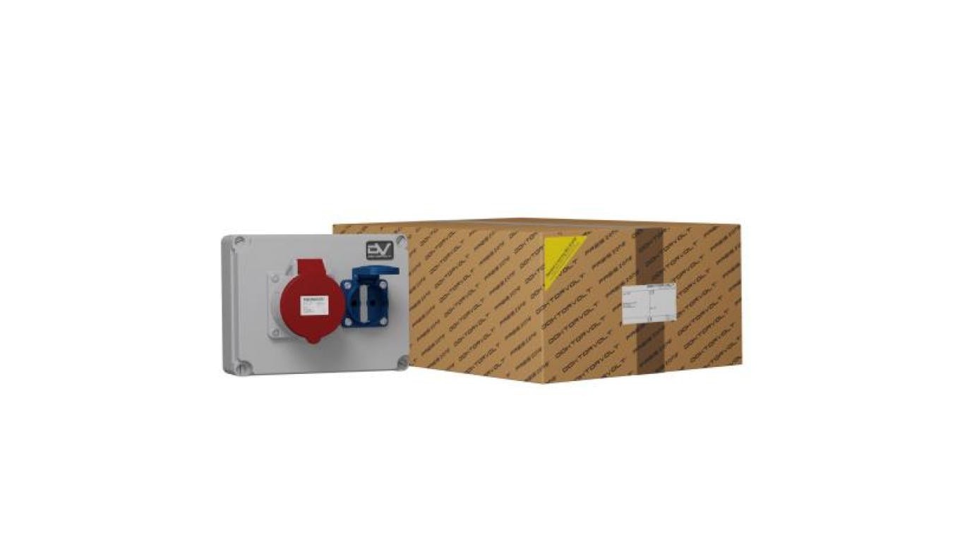 Construction distributor WDD 1x32A 1x230V earthing DV-6343-D