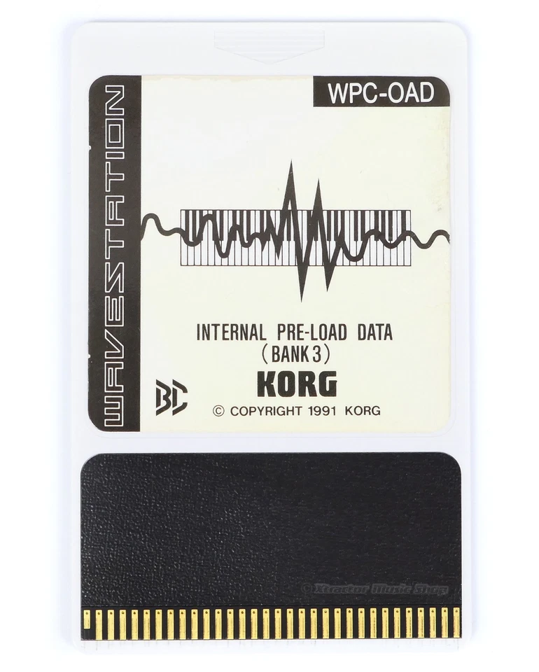 KORG WAVESTATION A/D AD Rom Card WPC-OAD / INTERNAL PRELOAD DATA - BANK 3
