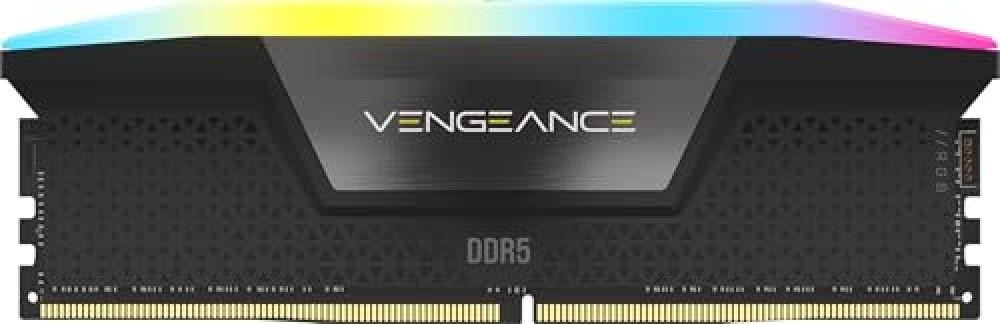 CORSAIR VENGEANCE RGB DDR5 RAM 16GB (1x16GB) 5200MHz CL40 Intel XMP Memoria per