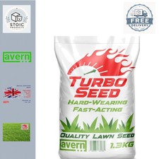 Turbo Fast Growing Grass Seed 1.3KG for Lawn Overseeding and Patch Repair 19.99 per kilo