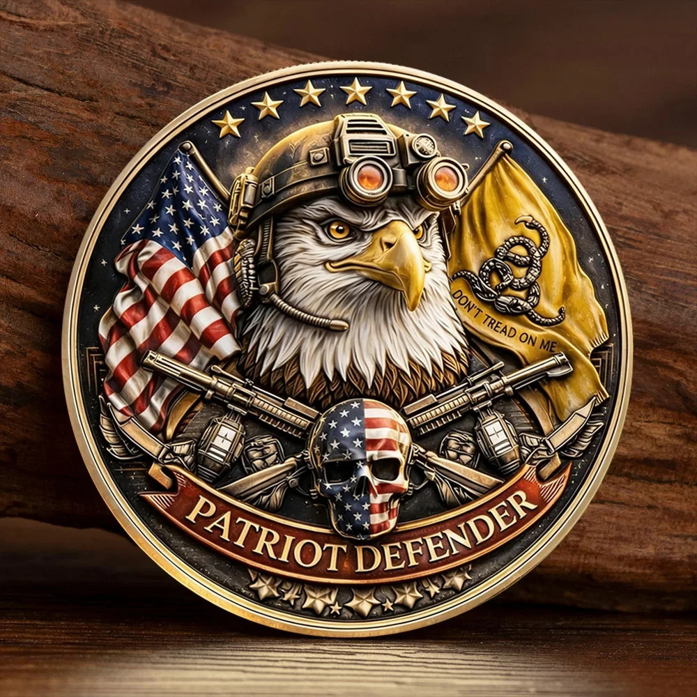 American Patriot Defender Coin 2nd Amendment Gun Rights