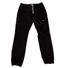 Figs Men Size S Cairo Black Cargo Scrub Pants Style  TM3001S Medical Technical