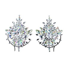 Crystal Nipple Stickers Women Bra Breast Pasties Adhesive Stickers Accessor YRU