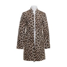 H&M, Mantel, Damen, Größe: 34, Beige/Schwarz/Braun, Baumwolle/Polyester #NAv