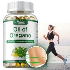 Aceite de Orégano 6000mg - Antioxidante, Buena Salud, Apoyo Digestivo,Impulsor Inmune