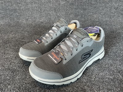 SKECHERS Go Walk Sneakers Shoes 55519 Charcoal/Black Men's Size 10