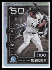 2025 Bowman Chrome Scouts Top 100 #BTP50 Braden Montgomery