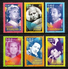 Timbre / Stamp  FRANCE  2001  Y&T  N° 3391 à 3396 NEUF ** sans charnière (MNH)