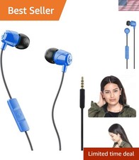 Noise-Isolating Jib Wired Earbuds - Cobalt Blue, Perfect Fit  Easy Control