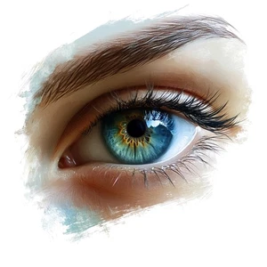 Human Eye Self Adhesive Sticker