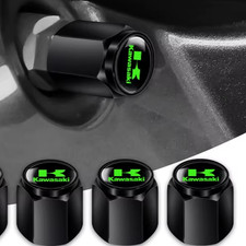 2PCS Aluminium Alloy Motorcycle Wheel Valve Caps  for Kawasaki  ZX6 ZX9 ZX14