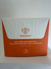 Modelones￼ nail Prep, Dehydrator And Nail Glue For Nail Tips And Top coat 3 Pcs