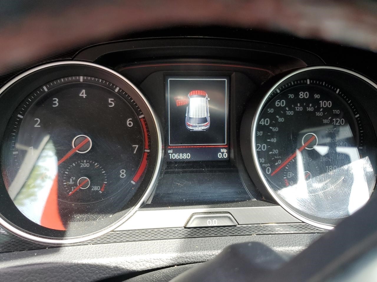 Used Right Windshield fits: 2017 Volkswagen Golf gti pillar Right Grade A