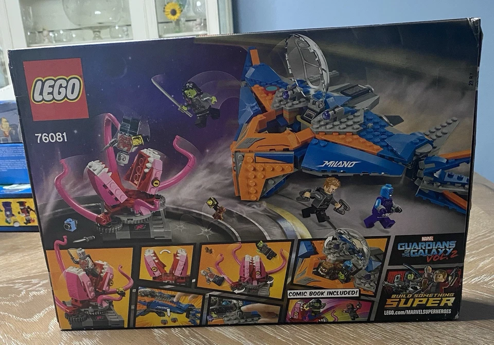 LEGO 76081 Marvel The Milano vs. The Abilisk NEW Sealed Retired Star Lord Groot - Image 2 of 4