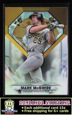 2022 Topps Chrome Update Diamond Greats #DGC-21 Mark McGwire Athletics