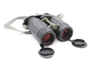 Carl Zeiss Jena 7x40 B GA Rubber Armoured Coated Binoculars Mechanically Working