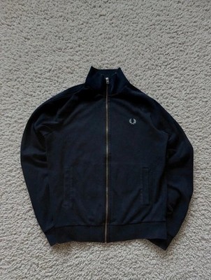 Fred Perry Trainingsjacke - Strickjacke | Schwarz Marineblau | Gr.S | Sehr Gut