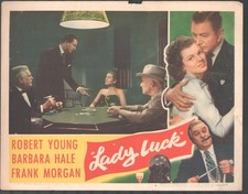 Lady Luck 11x14 Lobby Card #6 Robert Young Barbara Hale Frank Morgan