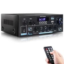 Stereo Amplifier Home Audio Bluetooth 5.0 High Power Stereo Receiver AK35/45/55