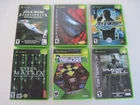 Lot of 6 Xbox games 007, Spiderman, Midway 2, Matrix, Splinter Cell, Star Wars