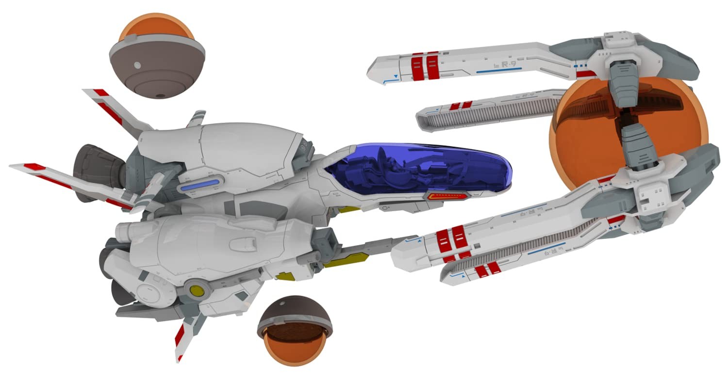 Наконечник стрелы PLUM R-TYPE FINAL3 EVOLVED R-9A вер. Пластиковый модельный комплект PP162 Япония