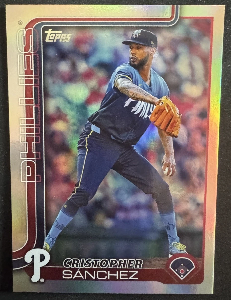 2025 Topps Series 1 - Cristopher Sanchez #109 Rainbow Foilboard