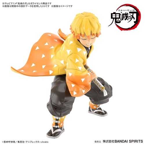 Demon Slayer Model Zenitsu Agatsuma Color-separated Plastic Model Kit - 第 2/9 張圖片
