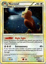 Noctowl Holo Rare HeartGold SoulSilver 8/123 NM on eBay