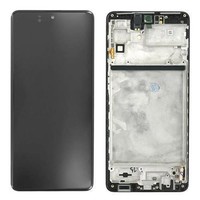 Original Samsung Galaxy M51 M515F Amoled Display Touchscreen & Rahmen Schwarz