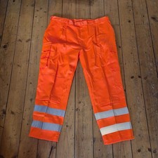 BNWT ARCO PPE HI VIS SAFETY WORK TROUSERS - W46 REGULAR - ORANGE - ARTG73HOCJ
