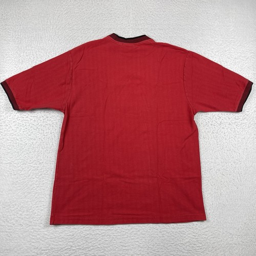 Dogsledding Shirt Mens XL Red Husky Power Musher Mushing Alaska VTG Vintage - Picture 2 of 10