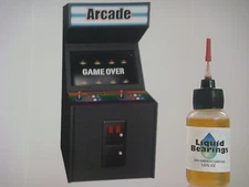 Liquid Bearings, VERY BEST 100%-synthetic oil for vintage arcades, READ THIS!