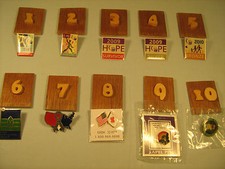 [g1A]  Lot of Misc  LAPEL PINS Relay for Life, Christian, 9/11, etc