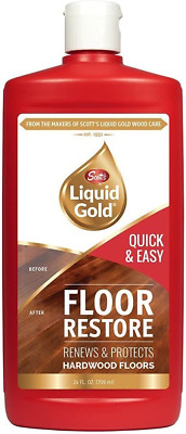Liquid Gold Floor Restore- Renews & Protects Hardwood Floors - Pack of 2