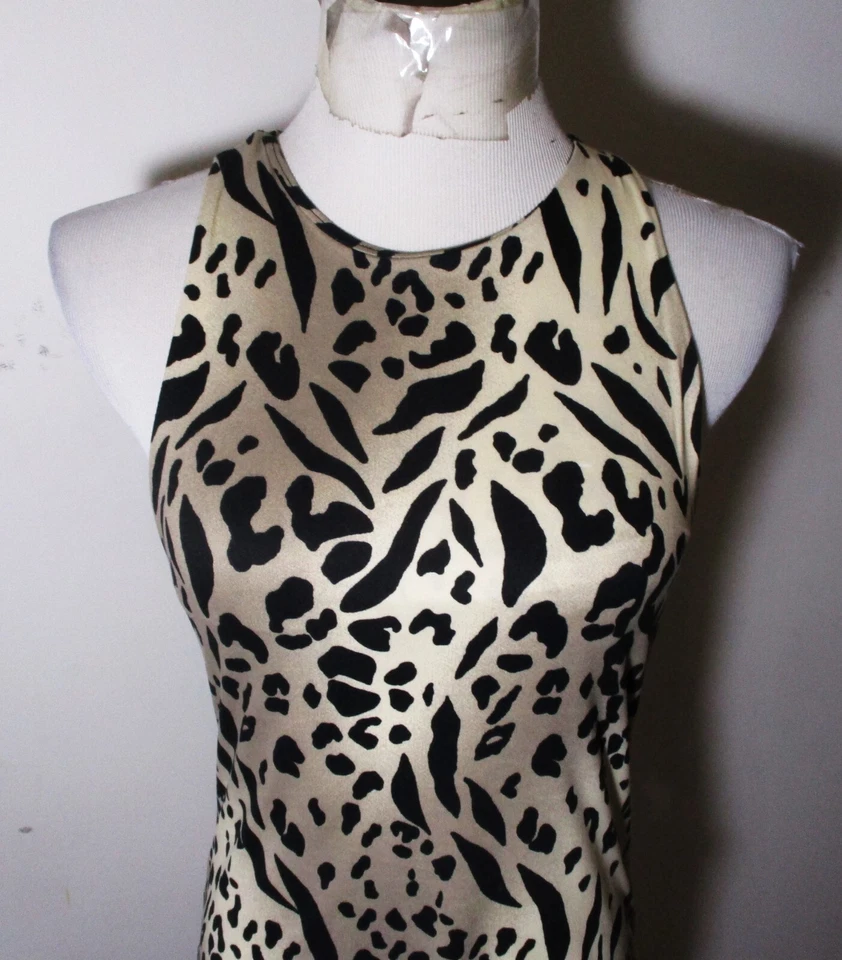 Top elástico sin mangas de leopardo GAZE talla L Foto 2 de 4