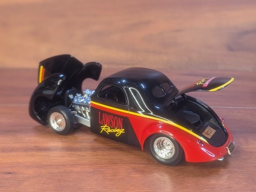 SpecCast Lawson Racing 1941 Willys Coupe Street Rod Die Cast Metal Bank Liberty - Picture 11 of 24