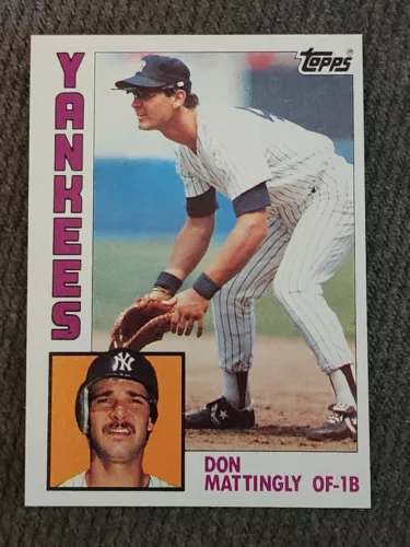 1984 Topps Don Mattingly #8 Rookie RC New York Yankees NM/MINT 5A