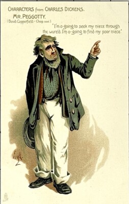 Tuck Postcard Characters Charles Dickens 540 Mr Peggotty David Copperfield
