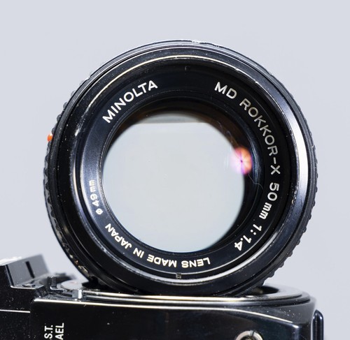 Exc++ Minolta X700, analoge Kleinbild-Spiegelreflexkamera mit Objektiv 50 mm F1,4. Just CLA'd! Fully Serviced - Bild 7 von 10