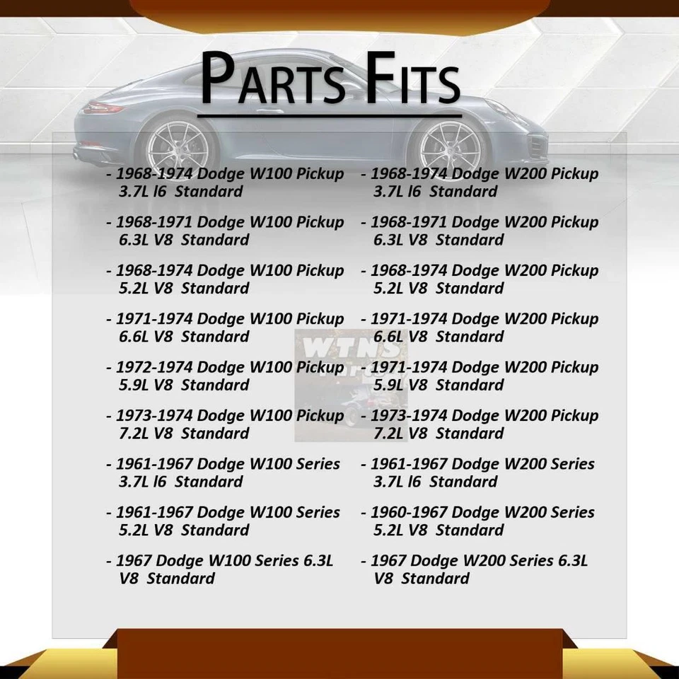 Front Rear Shaft All Joints U-Joints 4PCS For Dodge W200 Pickup 7.2L 1973-1974 - Image 2 of 4