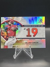 2023 Bowman Chrome Elijah Green Scouts Top 100 #BTP-19 Refractor - Nationals RC