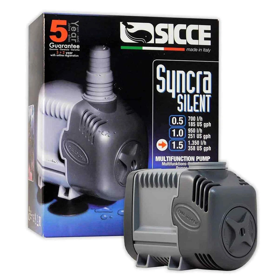 Sicce Syncra Silent 1.5 Water Pump Free US Shipping