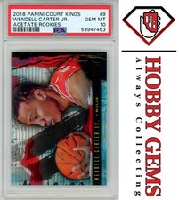 WENDELL CARTER JR PSA 10 2018-19 Panini Court Kings RC Acetate Rookies #9 Pop 1