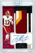 2020 Panini One Football Jumbo Patch Autograph #83 Terry McLaurin #02/25