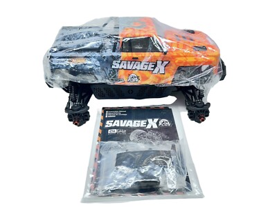 Hpi Savage X Flux V2 1/8 Scale Monster Truck Slider/Roller W Body #12885