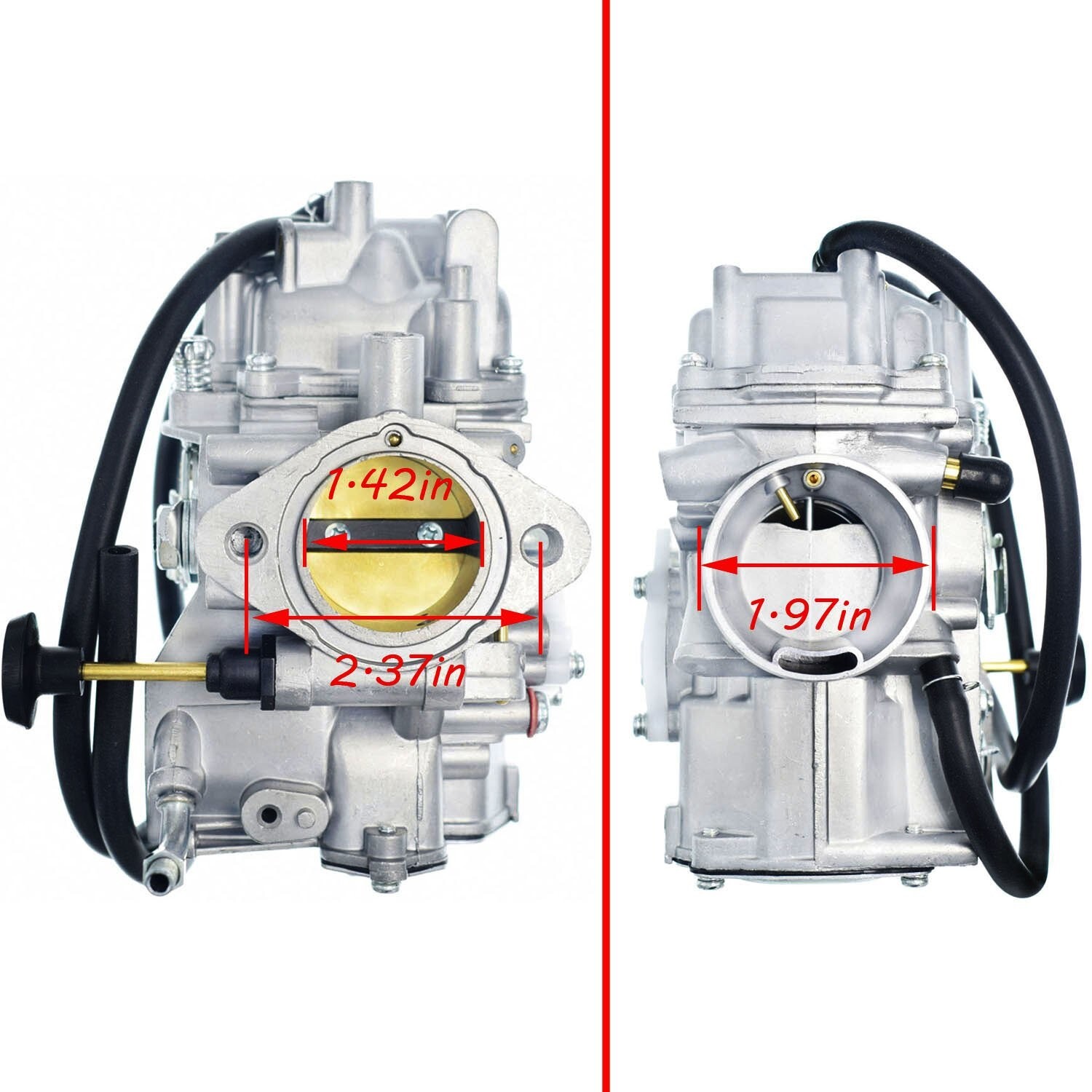 New YFM350 Carburetor+Intake Manifold For Yamaha Warrior 350 YFM350 X