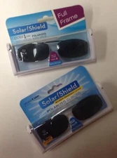 Wholesale Lot: 100 Solar Shields Polarized Clip-On Sunglasses 10 Styles Mixed!