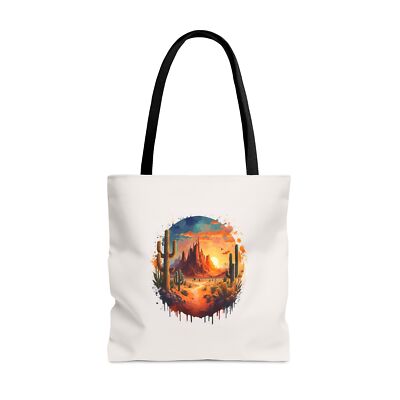 Cactus Painting Tote Bag | Vibrant Style 