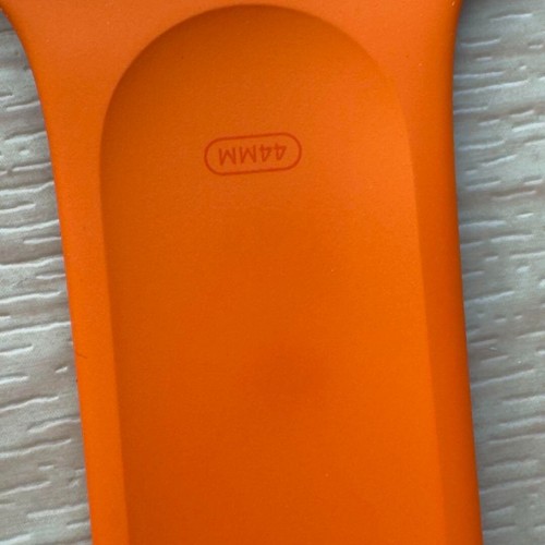 Hermes Hermès Apple Watch Accessory Sport Rubber Band 44mm Orange good condition - Zdjęcie 6 z 6