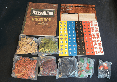Axis & Allies 1942 Second Edition WWII Strategy War Board Game Complete - Picture 3 of 5